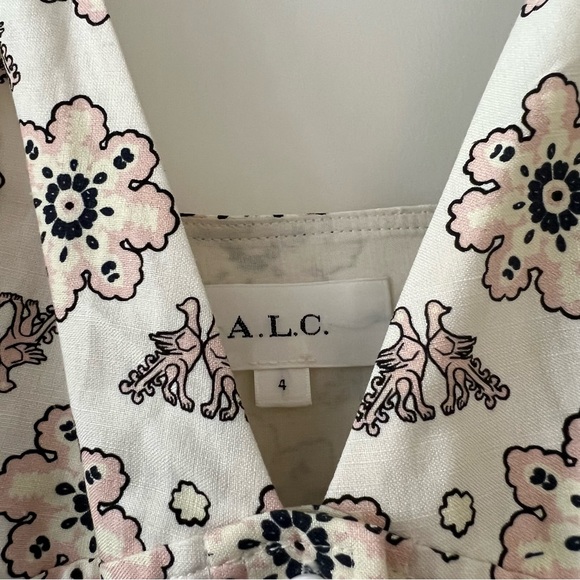 ALC patterned maxi dress, size 4 - Picture 3 of 5